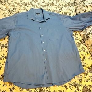 Van Heusen Light Blue Casual Button Down Shirt